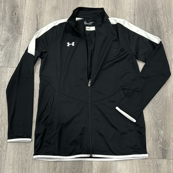 NWT Women’s Under Armour Full Zip Up Running Track Jacket Extra Small XS - Picture 1 of 8